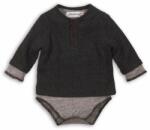 Minoti Body pentru sugari din bumbac cu mânecă dublă, Minoti, WILD 9, băiat - 74/80 | 9-12m