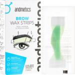 Andmetics Set pentru corecția sprâncenelor - Andmetics Brow Wax Strips Men
