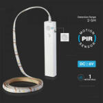 V-TAC Led Лента 2.4w 1 метър сензор за движение топло бяла светлина (2573)