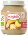 Babybio Био плодово пюре Babybio - Ябълка и банан, 130 g (3288131509778) - ozone