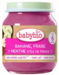 Babybio Био плодово пюре Babybio - Банан, ягода и мента, 130 g (3288130510966) - baby