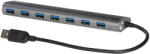 iTec Controller server iTec USB 3.0 Metal Charging HUB 7 Port with Power Adapter, 7x USB 3.0 Charging (U3HUB778)