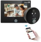 Philips Kit Video Sonerie Smart Mentor SYKT011 WiFi 1MP PIR HD cu vizor, camera IP si Monitor (MMDSYKT011-83119)