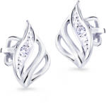 Cutie Diamonds Luxus fehérarany fülbevalók gyémántokkal DZ8024-30-00-X-2 - vivantis