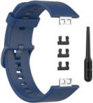 Huawei Curea pentru Huawei Watch Fit, silicon, albastră + accesorii de rezervă