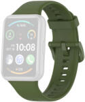 Ricardo Curea de silicon Ricardo 20mm (pentru Huawei Watch Fit), verde, + accesorii pentru rezervă