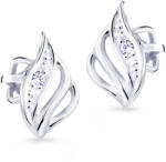 Cutie Diamonds Cercei de lux din aur alb cu diamante DZ8024-30-00-X-2