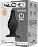 SilexD - Model 2. prémium anál dildó (M méret, fekete)