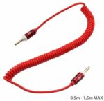 mobilNET AUX kábel 2x3, 5mm, piros