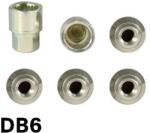 FARAD Kerékőr anya készlet, univerzális, 4db-os M12 x 1, 5 Farad Locket DB6