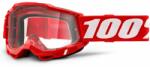 100% - Accuri 2 USA Piros OTG Szemüveg - Átlátszó plexivel