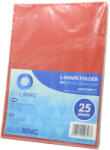 BLUERING Genotherm 'L' A4 80 micron piros 25 db/csom (32277)