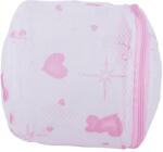 Verk Group Fehérnemű mosó hálós zsák, rózsaszín, 18x14 cm