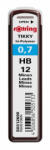 rOtring Ironbél 0, 7mm HB ROTRING (NRR0312690) - cartridge