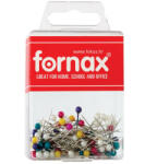  Gombostű FORNAX BC-489 színes fejjel műanyag dobozban (A-489)