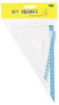 Educa Vonalzó készlet, Educa háromszög 2 db, 10 cm és 14cm, ( 45°/60° ) kicsi, bliszteres (3121)