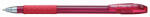  Golyóstoll kupakos 0, 35mm, háromszög fogózóna Pentel Feel it BX487-B, írásszín piros (32670)