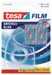 tesa Ragasztószalag irodai 2db víztiszta szalag+adagoló 15mmx 2x10m 57319 Crystal Clear TESA (57319-00001-04)