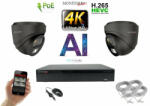 Monitorrs Security - 4K AI IP kamerarendszer 2 kamerával 8 Mpix GD - 6377K2
