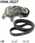 SKF Set curea transmisie cu caneluri SKF VKMA 38227 (VKMA 38227) - automobilus