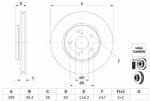 Bosch Disc frana BOSCH 0 986 479 F49 (0 986 479 F49) - automobilus