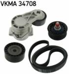 SKF Set curea transmisie cu caneluri SKF VKMA 34708 (VKMA 34708) - automobilus