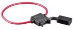fixPOINT Suport siguranta auto 15A carcasa inchsa cablu 1mm x 20cm fixPoint (25525) - sogest