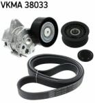 SKF Set curea transmisie cu caneluri SKF VKMA 38033 (VKMA 38033) - automobilus