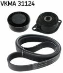 SKF Set curea transmisie cu caneluri SKF VKMA 31124 (VKMA 31124) - automobilus