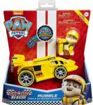 Spin Master Patrula Catelusilor Rubble Masina De Curse Cu Sunete Si Motor Pull-back (6054502_20119529) Figurina