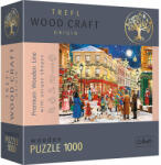 Trefl Puzzle Trefl Din Lemn 1000 Piese Strada Pregatita De Craciun (20151) Puzzle