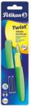 Pelikan Stilou Twist verge neon 2 rezerve albastre Pelikan 807302 (807302)