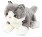 BEPPE Jucarie de Plush Lying cat grey 30 cm (13737)