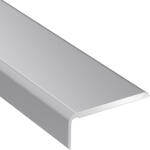 Arbiton CS25-A1 Alumínium záró padlóprofil és élvédő, öntapadós (200 cm/2.5 cm) - Ezüst (154231201505000579 - CS25-A1-SILVER)