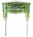 Legrand 775899 Legrand 8/12V 15mA zöld glimmlámpa (775899) - mentornet