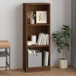 vidaXL Bibliotecă cu 3 niveluri stejar maro 40x24x109 cm lemn compozit (819256) Biblioteca