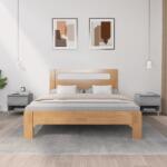 vidaXL Noptiere, 2 buc. , gri sonoma, 50x46x50 cm, lemn prelucrat (819545) - vidaxl