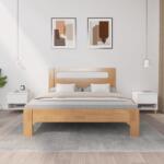 vidaXL Noptiere, 2 buc. , alb, 50x46x50 cm, lemn prelucrat (819533)