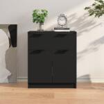 vidaXL Servantă, negru, 60x30x70 cm, lemn prelucrat (811089) Comoda