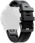 Ricardo Curea din silicon Ricardo 26mm (pentru Garmin Fenix 7X/6X/5X, Tactix etc. ), neagră, QuickFit