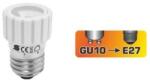 Somogyi Elektronic GU10/E27 foglalat átalakító adapter (GU10/E27) - officedepot