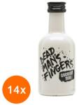Dead Man's Fingers Set Rom Dead Mans Fingers, Cocos, Coconut Rum, 37.5% Alcool, Miniatura, 14 Sticle x 0.05 l
