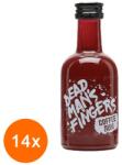 Dead Man's Fingers Set Rom Dead Mans Fingers, Cafea, Coffee Rum, 37.5% Alcool, Miniatura, 14 Sticle x 0.05 l