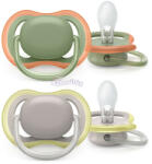 Philips játszócumi - ultra air 6-18hó neutral 2db-os