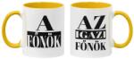  Az igazi főnök - Páros Színes Bögre (2db) (785505)