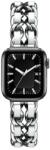 SmartWatcherz Ladies Rozsdamentes Acél Apple Watch Szíj Ezüst - Fehér, 42, 44, 45, 49mm (39604-39611)