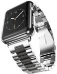 SmartWatcherz Steel Fit Rozsdamentes Acél Apple Watch Szíj Ezüst fekete, 38, 40, 41mm (9433-43329)