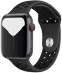 SmartWatcherz Szilikon Sport Apple Watch Szíj Antracit-Fekete, S/M, 42, 44, 45, 49mm (10399-10414)