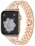 SmartWatcherz Luxor Rozsdamentes Acél Apple Watch Szíj Rose Gold, 42, 44, 45, 49mm (50068-50079)