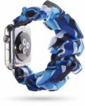 SmartWatcherz Frilly Apple Watch Szövet Szíj Kék mintás, 42, 44, 45, 49mm (24100-33578)